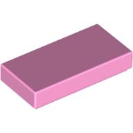 [New] Tile 1 x 2 with Groove, Bright Pink. /Lego. Parts. 3069b